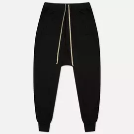 Мужские брюки Rick Owens DRKSHDW Gethsemane Prisoner Drawstring, цвет чёрный, размер M