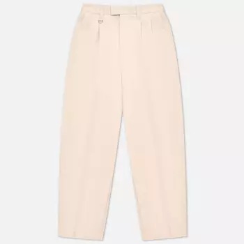 Мужские брюки SOPHNET. 2 Tuck Wide Kersey Cloth, цвет бежевый, размер L