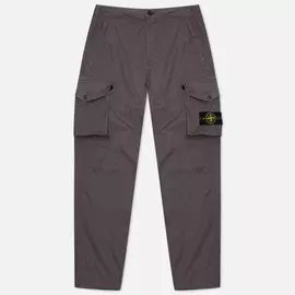 Мужские брюки Stone Island Cargo Light Stretch Cotton Tela, цвет серый, размер 30