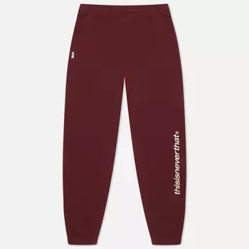 Мужские брюки thisisneverthat SP-Logo Embroidery, цвет бордовый, размер L