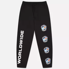 Мужские брюки Tommy Jeans World Peace, цвет чёрный, размер L