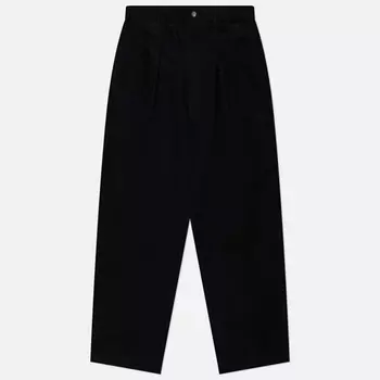 Мужские брюки Uniform Bridge AE Corduroy Two Tuck Chino, цвет чёрный, размер L