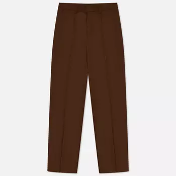 Мужские брюки Uniform Bridge Wide Slacks, цвет коричневый, размер S