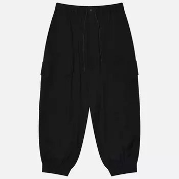 Мужские брюки Y-3 Rayon Twill, цвет чёрный, размер M