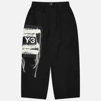 Мужские брюки Y-3 Sport Uniform Patch, цвет чёрный, размер L