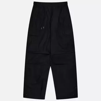 Мужские брюки maharishi Asym Cargo Track Light Cotton Poplin, цвет чёрный, размер XL
