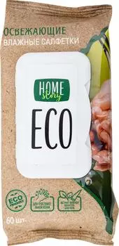 Салфетки влажные Home Story WRW освежающие 60шт