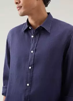 Рубашка мужская Linen Shirt WOOLRICH