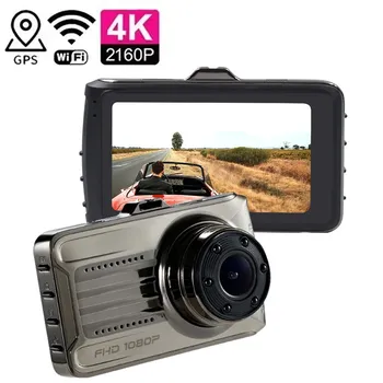 Видеорегистратор автомобильный, 4K, GPS, Wi-Fi, 2160P HD