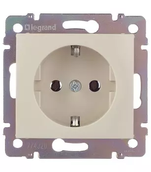 Розетка Legrand Valena встраиваемая слоновая кость (695612)