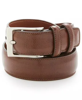 Мужской кожаный ремень Perry Ellis Portfolio, коричневый