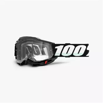 Веломаска 100% Accuri 2 OTG Goggle Black / Clear Lens, 50224-101-01