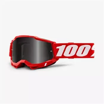 Веломаска 100% Accuri 2 Sand Goggle Red / Smoke Lens, 50222-102-03