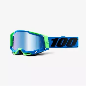 Веломаска 100% Racecraft 2 Goggle Fremont / Mirror Blue Lens, 50121-250-12