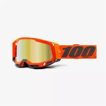 Веломаска 100% Racecraft 2 Goggle Kerv / Mirror Gold Lens, 50121-259-13