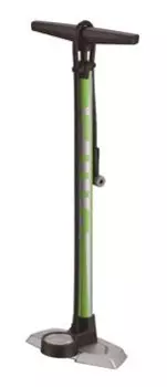 Велонасос Giyo GF-2325 ECV, напольный, металлический, 160 PSI (11атм), Presta/Schrader, серо-зеленый, GF-2325_ECV