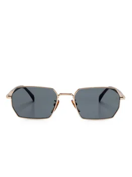 Солнцезащитные очки в геометричной оправе Eyewear by David Beckham, золотой