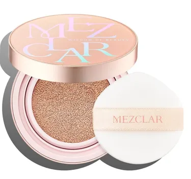 Mezclar, Skin Care Air Fit Cover Cushion, тональный крем для лица, персиковый № 23
