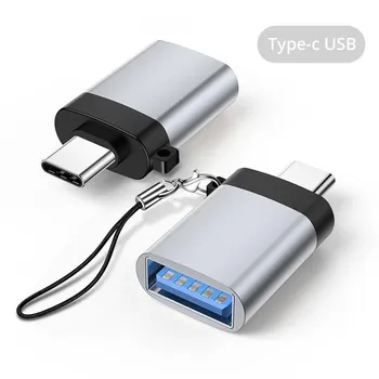 HdoorLink Micro USB OTG адаптер USB3.0 для синхронизации данных типа C с разъемом для флэш-накопителя мыши для телефона Android Type-C OTG чёрный