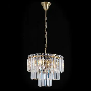Подвесная люстра каскадная хрустальная Citilux Фонда CL303163