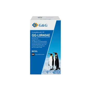 Картридж G&G GG-L0R40AE струйный черный 957XL для HP OJ Pro 7720-7740/ 8210-8218/8720-8730 3000стр