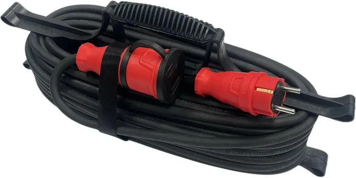 Удлинитель силовой iTOK i-CONNECT-COLOR-SUR-KG-325-1-44-15-RED тип SUR серии iCONNECT COLOR на рамке с заземлением КГтп-ХЛ 3х2,5 мм 1 гнездо IP44 ГОСТ
