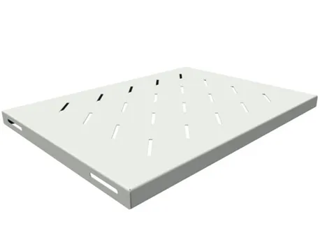 Полка SNR SNR-SHELF-06035-20G стационарная для шкафов глубиной 600мм (глубина полки 350мм), нагрузка 20кг, серая