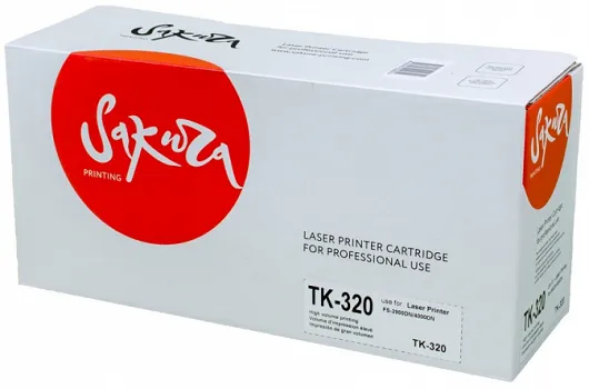 Картридж Sakura SATK320 для Kyocera Mita FS-3900DN/4000DN, черный, 15000 к.