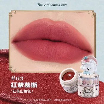 Коллекция Flower Knows Never s Shop Collection Кремовая матовая губная помада с натуральным бархатным финишем, увлажняющая, с витамином Е, веганский макияж, грязь для губ