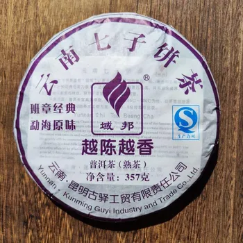 Спелый чай YU BANG Pu er Banzhang, 2016 г., классический чай Yunnan Puer со вкусом Мэнхая, 357 г