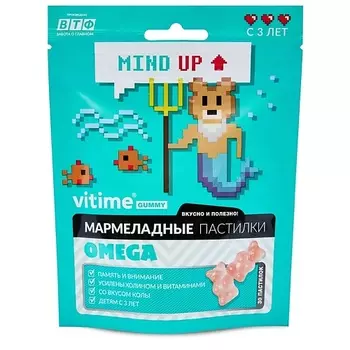 VITIME Мармеладные пастилки Omega Омега