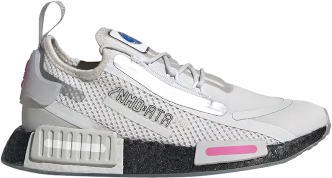 Кроссовки Adidas NASA x NMD_R1 Spectoo J 'Grey Core Black', серый