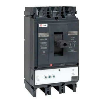 Автоматический выключатель в литом корпусе EKF mccb99C-630-630 ВА-99C 630/630А 3P 45кА