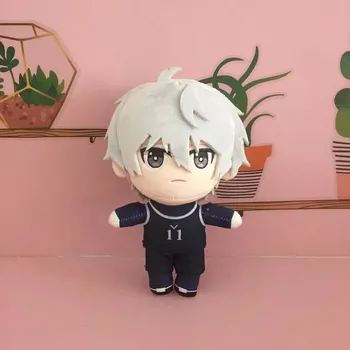 Аниме Blue Lock Isagi Yoichi плюшевая кукла 20 см Seishiro Nagi Reo Mikage милая мягкая подушка подарок на Хэллоуин Isagi Yoichi