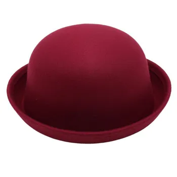 Bowler Jk Top Hat Детская джазовая шляпа в стиле колледжа, фетровая шляпа, милая детская шляпа от солнца для мальчиков и девочек, родитель-ребенок adult average size head circumference 57cm