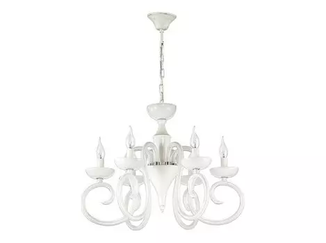 Подвесная люстра zefiro (odeon light) белый 148.0 см.