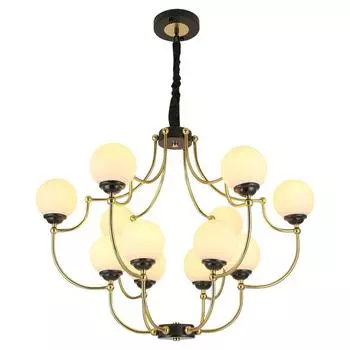 Подвесная люстра lussole loft astoria lsp-8305 (lussole) белый 550 см.
