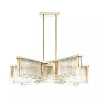 Подвесная люстра odeon light gatsby 4877/7 (odeon light) золотой 677x475 см.