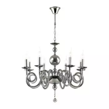 Подвесная люстра odeon light iria 4601/8 (odeon light) серый 660 см.