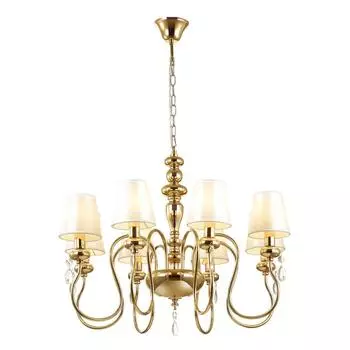 Подвесная люстра odeon light meki 4723/8 (odeon light) белый 570 см.