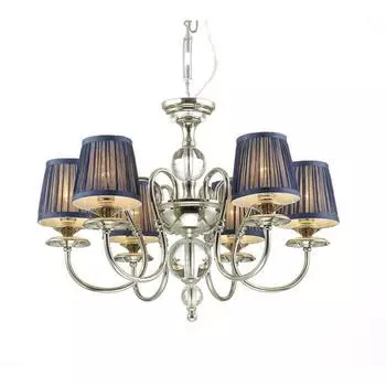 Подвесная люстра odeon light mirella 4191/6 (odeon light) синий 480 см.