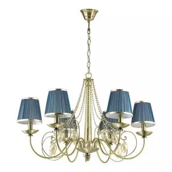 Подвесная люстра odeon light niagara 3921/6 (odeon light) синий 461 см.