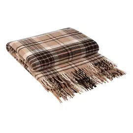 Плед Райтон Plaid шерстяной в мелкую клетку 140x200