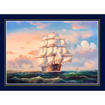 Подставки на пробке Top Art Studio Бригантина 40x29см, 4шт