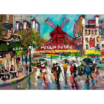 Подставки на пробке Top Art Studio Мулен Руж 40x29см, 4шт