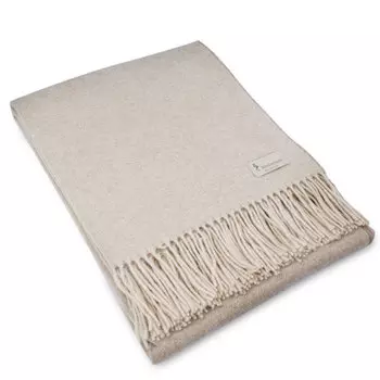 Плед 1,5-спальный Biederlackborbo Cashmere Nature-Sand, бежевый