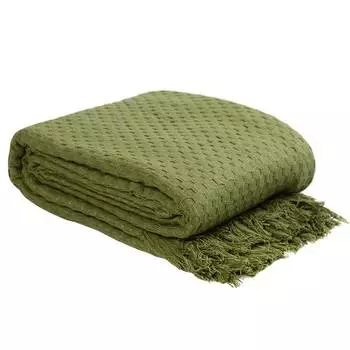Покрывало 1,5-спальное вафельное Tkano Essential 180x250см