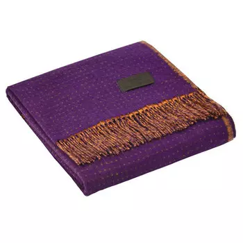 Плед Marzotto Valerie Concept 130x180см, фиолетовый с оранжевым