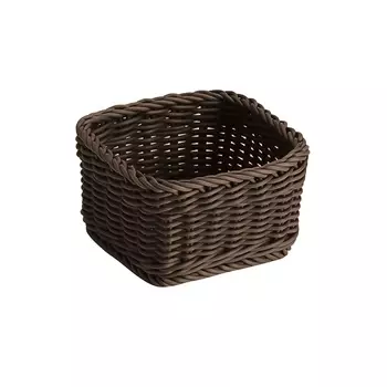 Плетеная корзинка Esprado Costura 14x14x8см, цвет коричневый