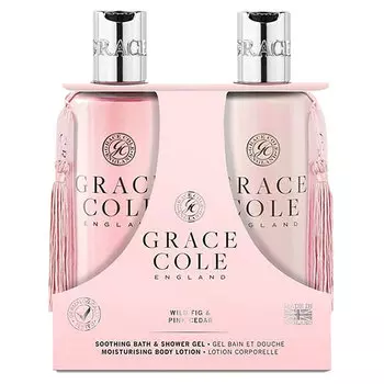Подарочный набор Grace Cole Wild Fig &amp; Pink Cedar: гель для душа и лосьон для тела